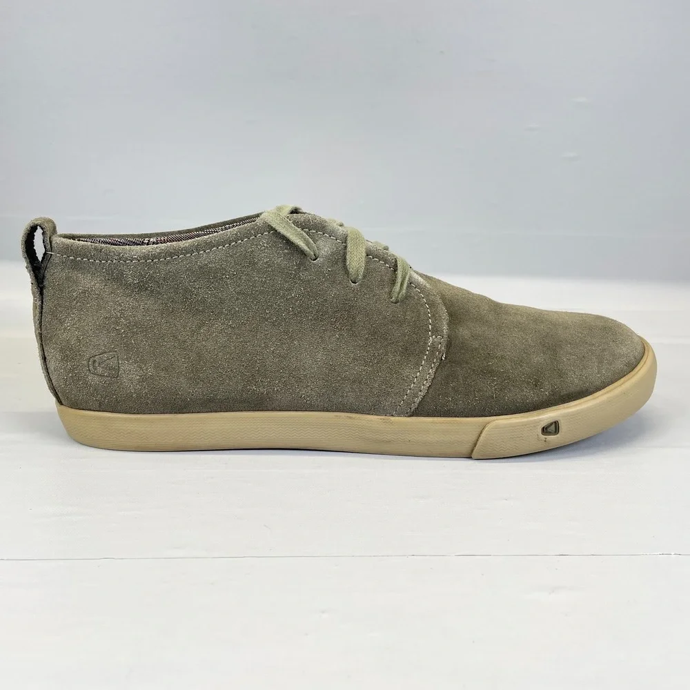 Keen Santa Cruz Shoes Mens Size 13 Olive Green Suede Lace Up Chukka Sneakers